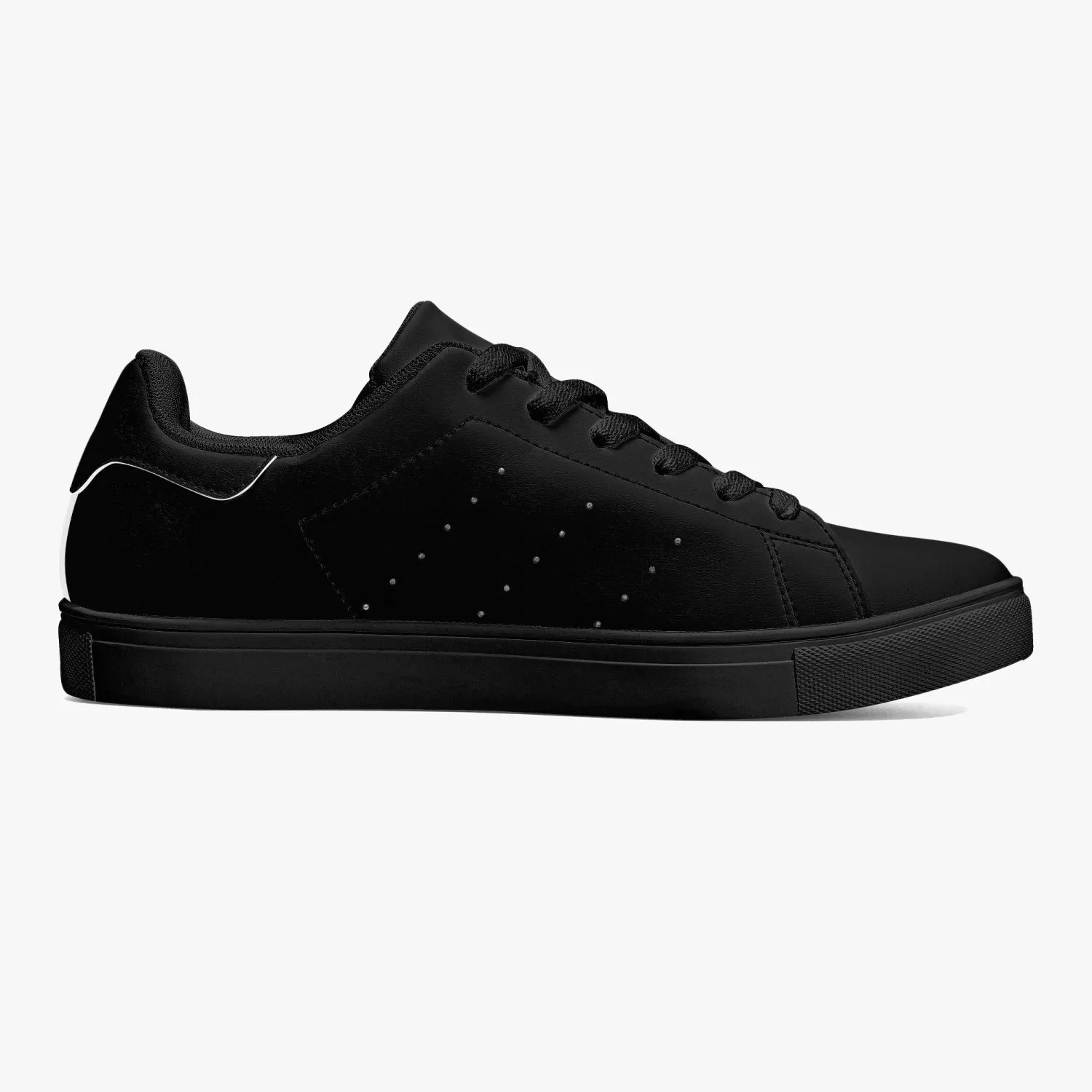 190. Classic Low-Top Leather Sneakers - Black