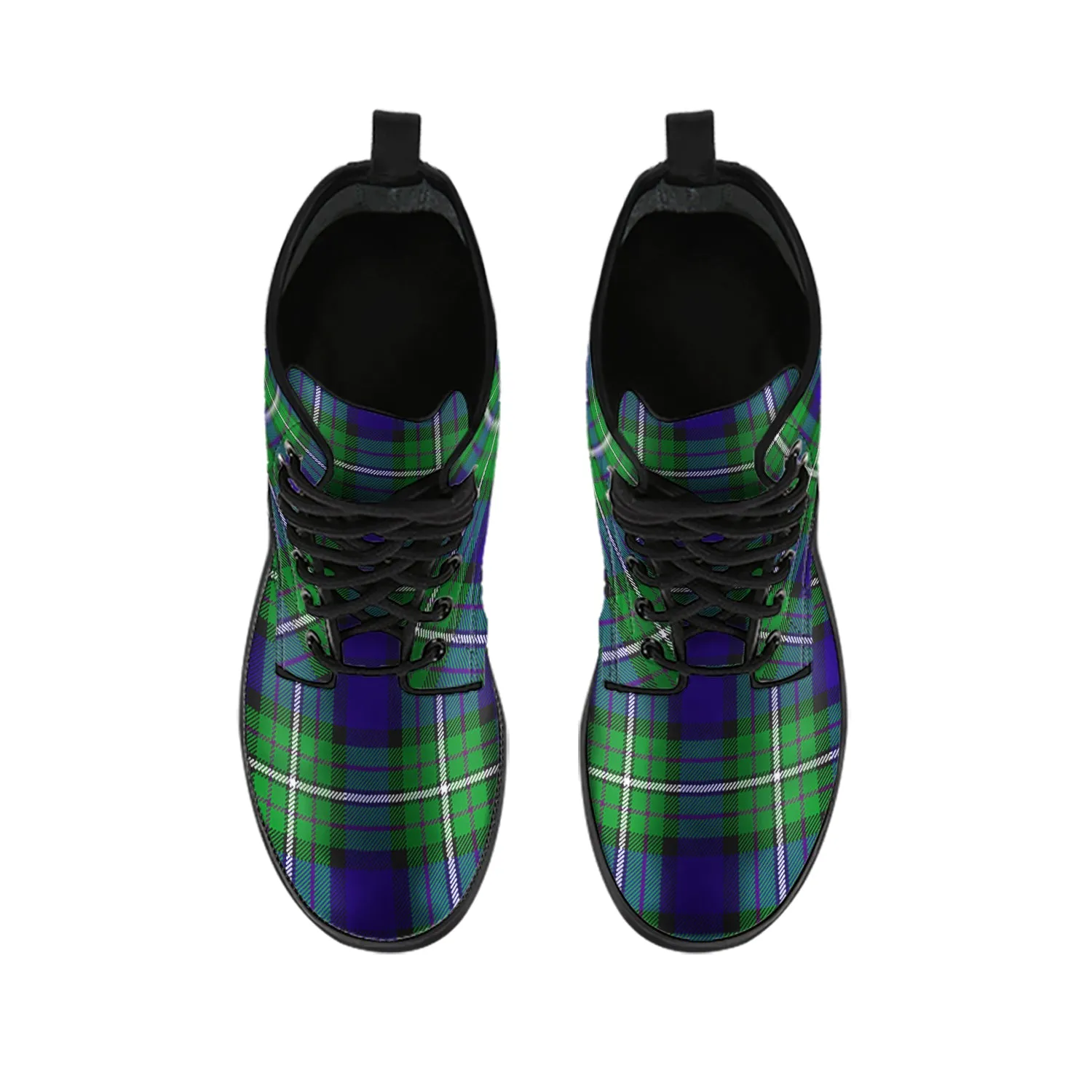 Alexander Tartan Leather Boots