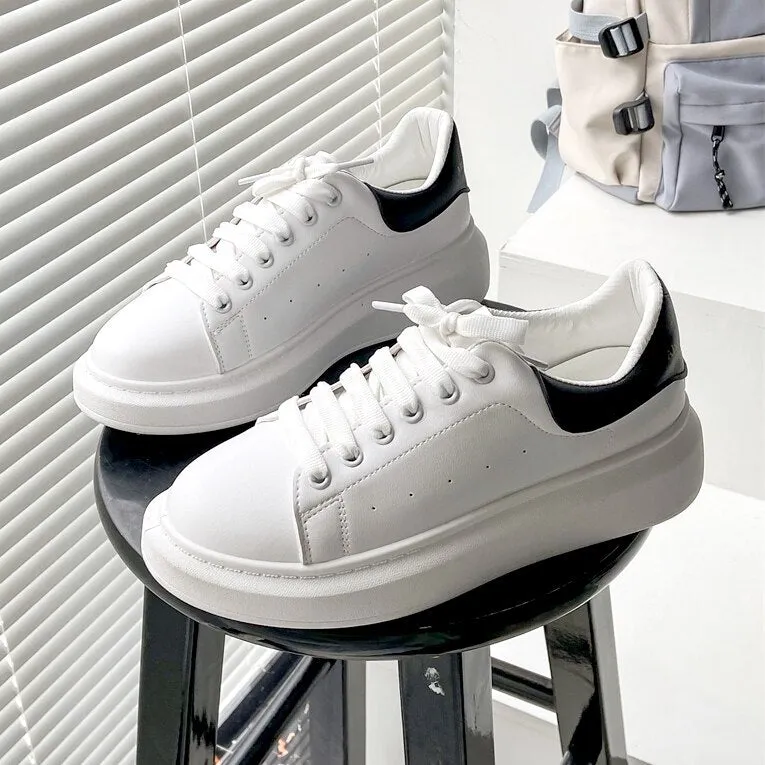 Amozae- Fashion Spring New Designer Hot Sale White Shoes Female Platform Sneakers Women Tenis Feminino Casual Female Shoes Woman