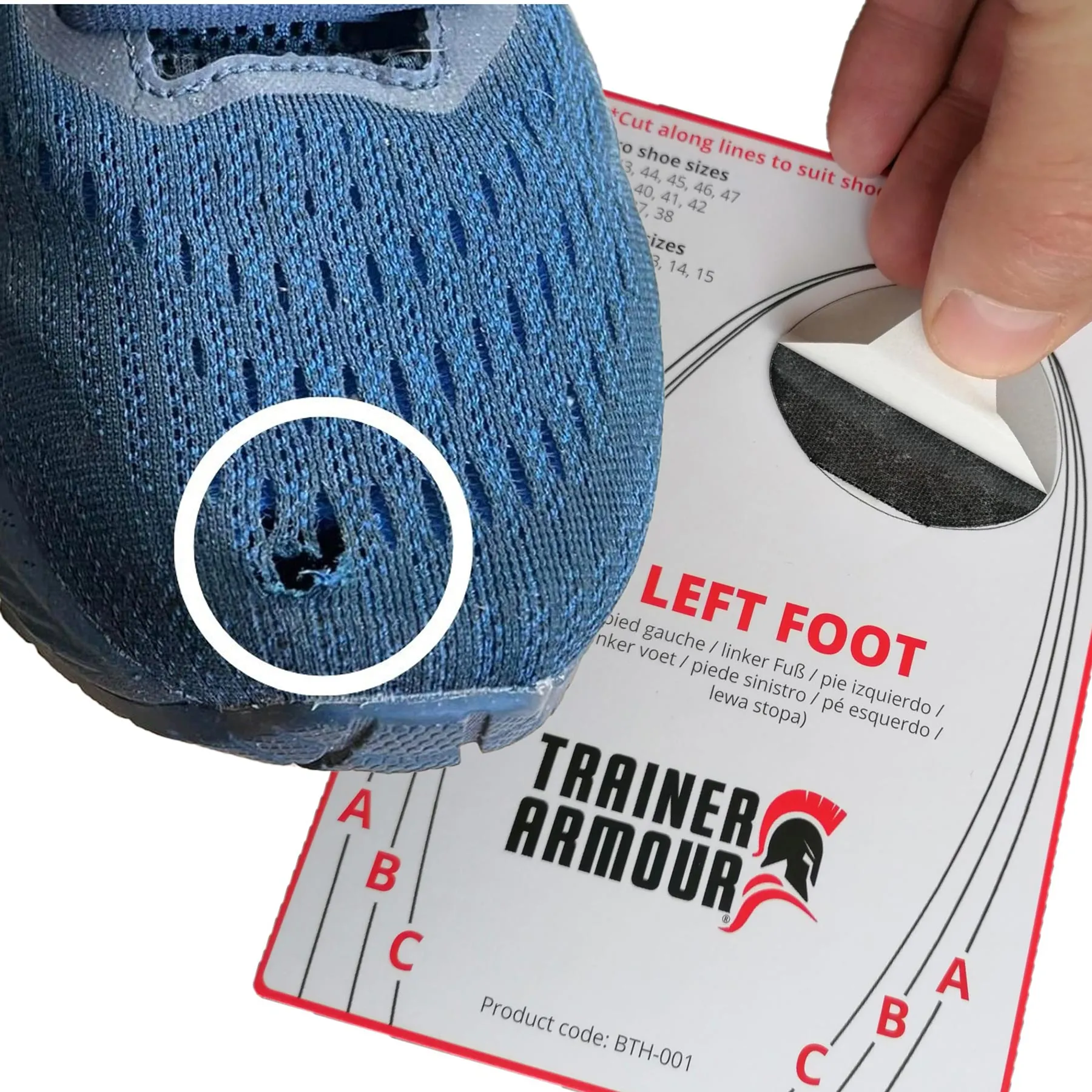 Big Toe Hole Preventer by TRAINER ARMOUR