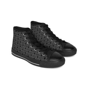 Black and Scales Men's Classic Sneakers