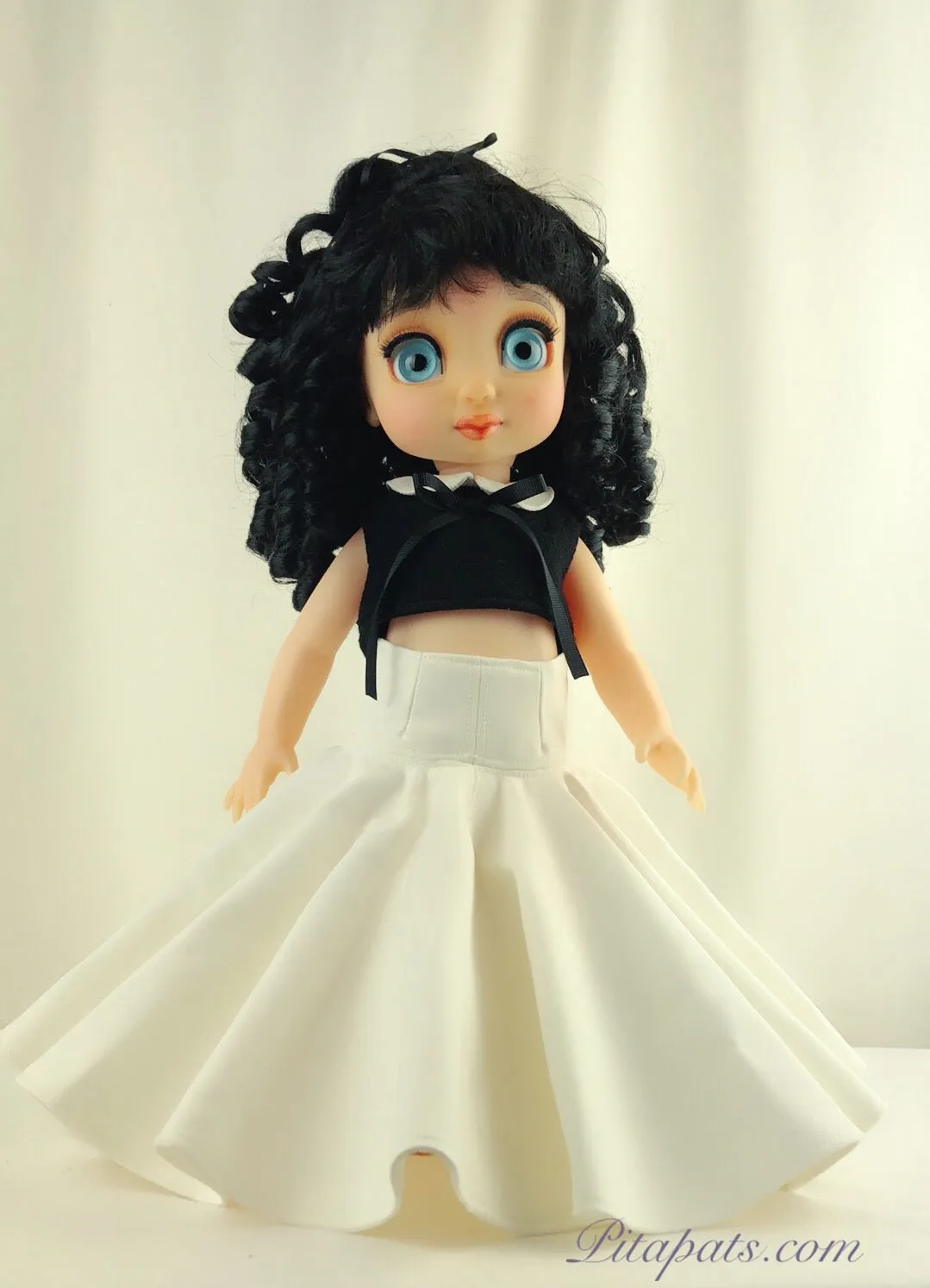 Custom Disney Animator Doll Snow White In Chanel Style dress With New Hair