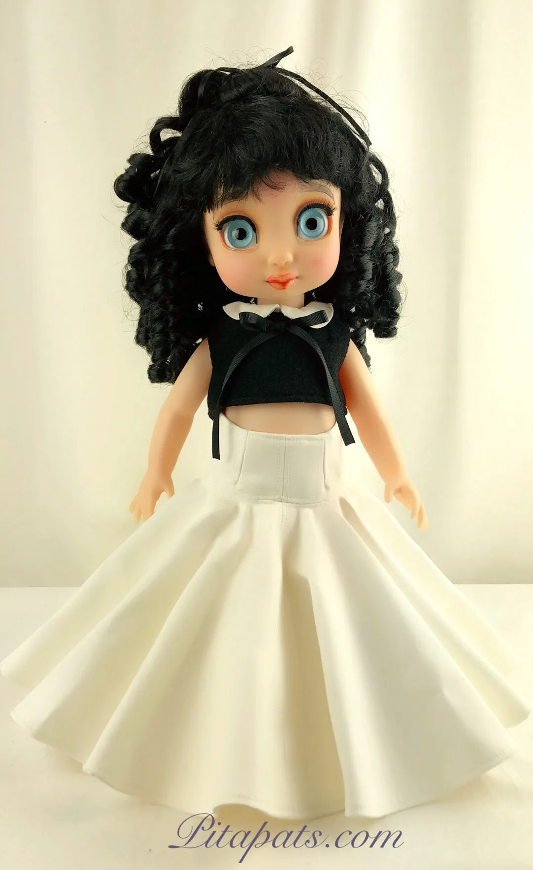 Custom Disney Animator Doll Snow White In Chanel Style dress With New Hair