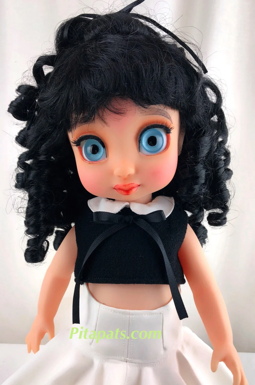 Custom Disney Animator Doll Snow White In Chanel Style dress With New Hair