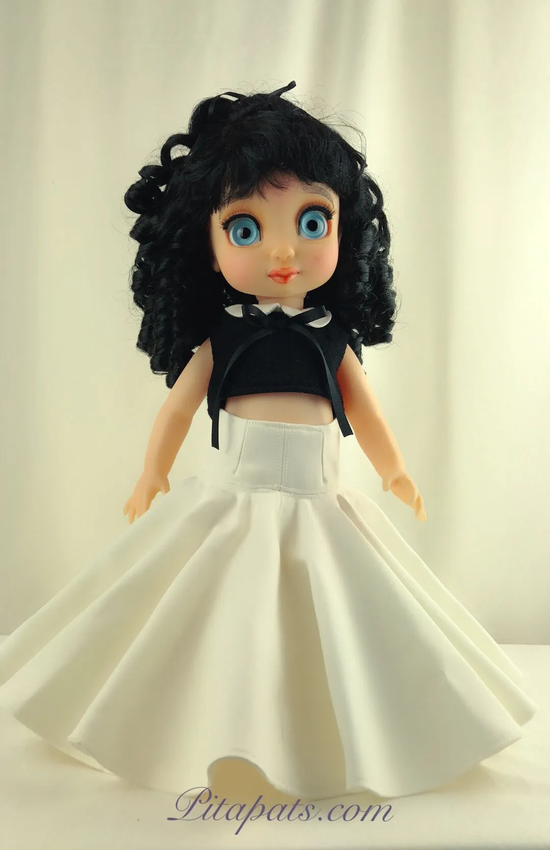 Custom Disney Animator Doll Snow White In Chanel Style dress With New Hair