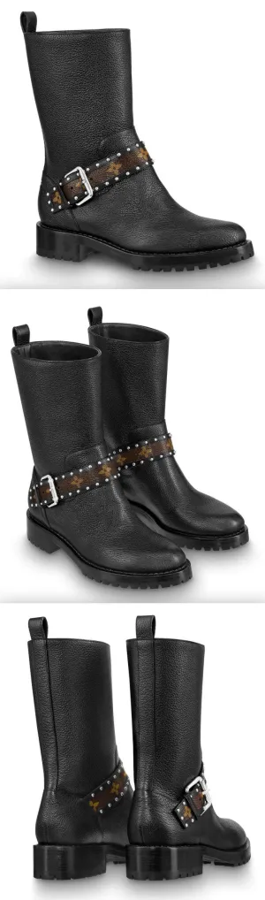 'Discovery' Flat Half-Boots