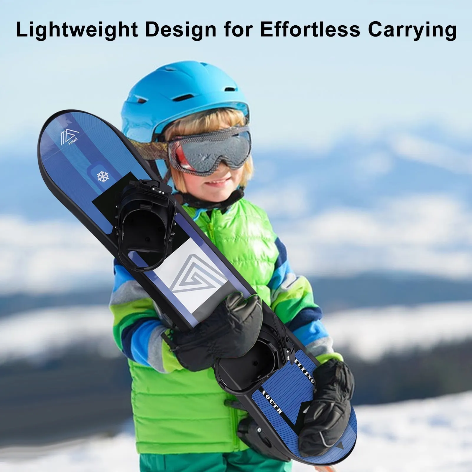 essential HomeLife Skiing Single Board Kids Skis Board, Skiing Equipment, Sandboards