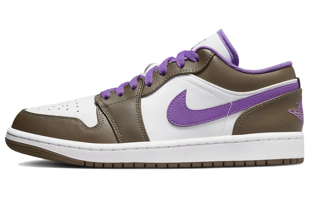 Jordan 1 Low Palomino Mocha Purple