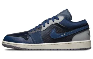 Jordan 1 Low SE Craft Obsidian French Blue Ashen Slate White