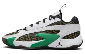 Jordan Luka 2 Basketball sneakers, white/black/green/red