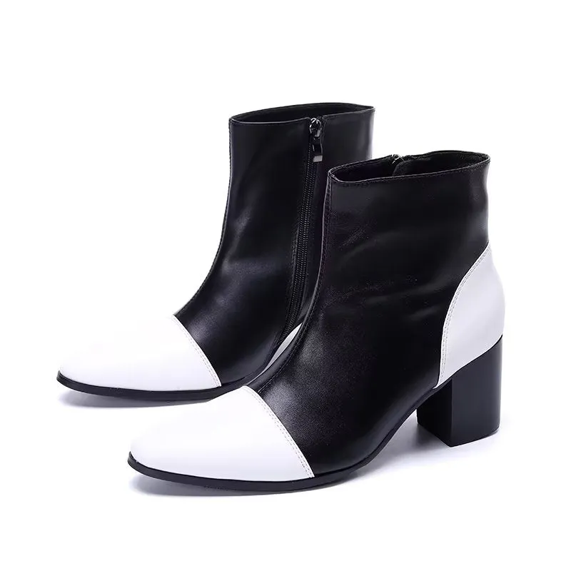 LuxLeather Chic Ankle Boots