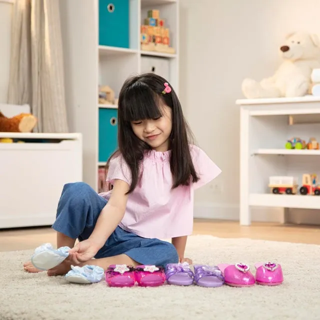 Melissa & Doug Dress-Up Shoes Role Play Collection 4-Pair Pack