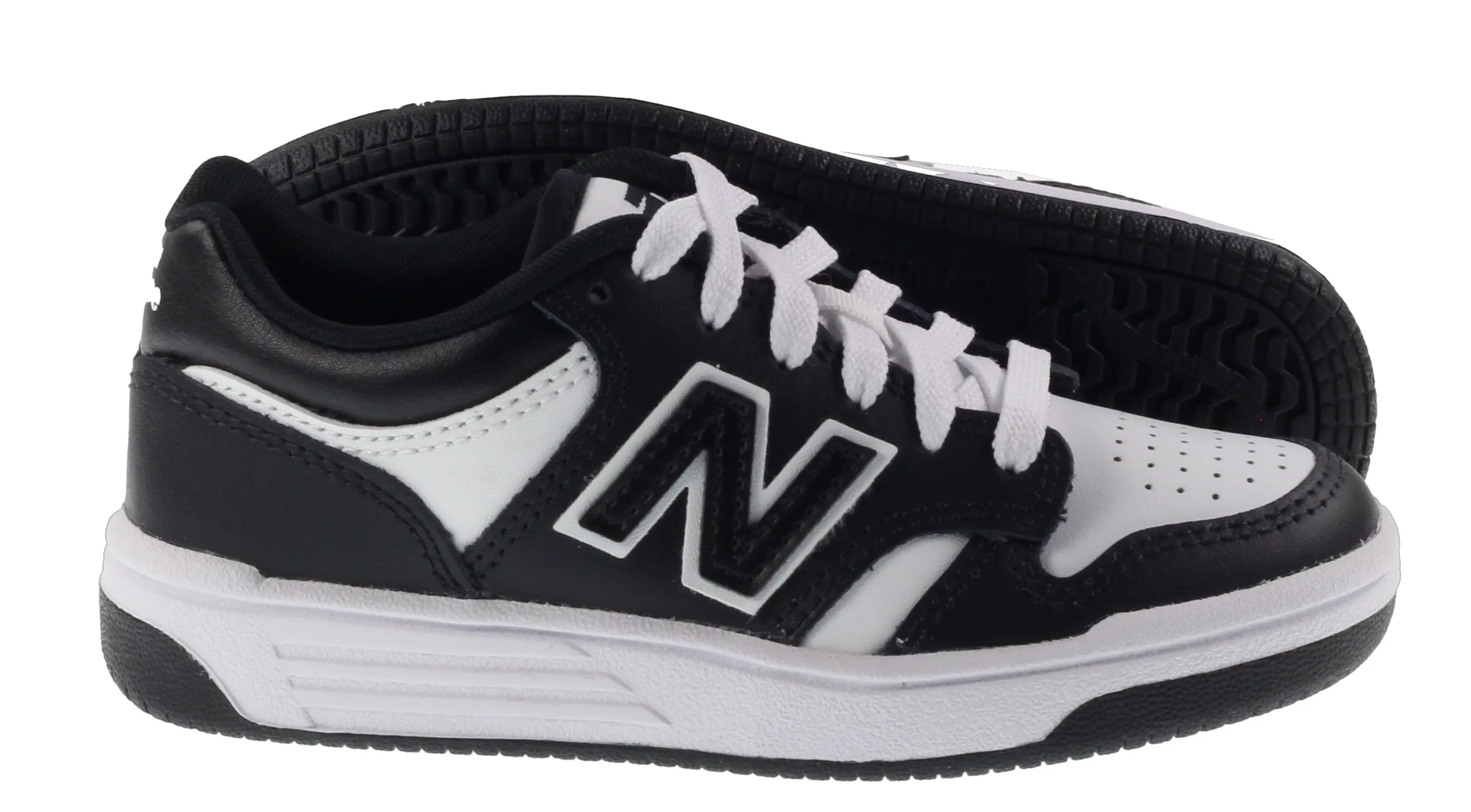 New Balance Trainers Kids 480 Low Black and White