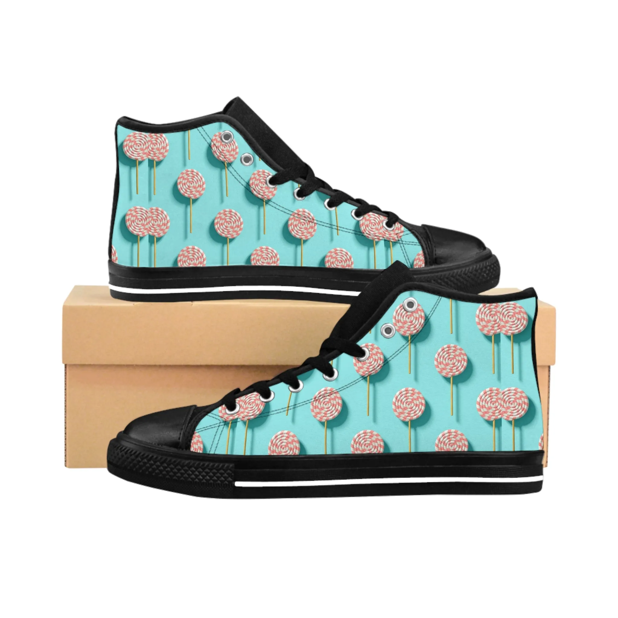 Pastel Lollipop Men's Classic Sneakers