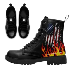 Personalized Patriotic Boots, Custom USA-Theme Boots, Fashion and Trend Boots,058-6-24020013