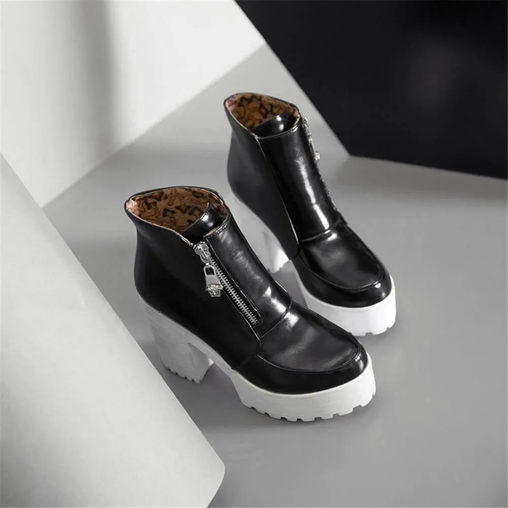 Platform Thick High Heels Women Boots