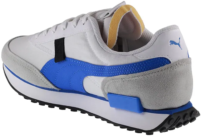 Puma Trainers Mens Future Rider Play On White Blue