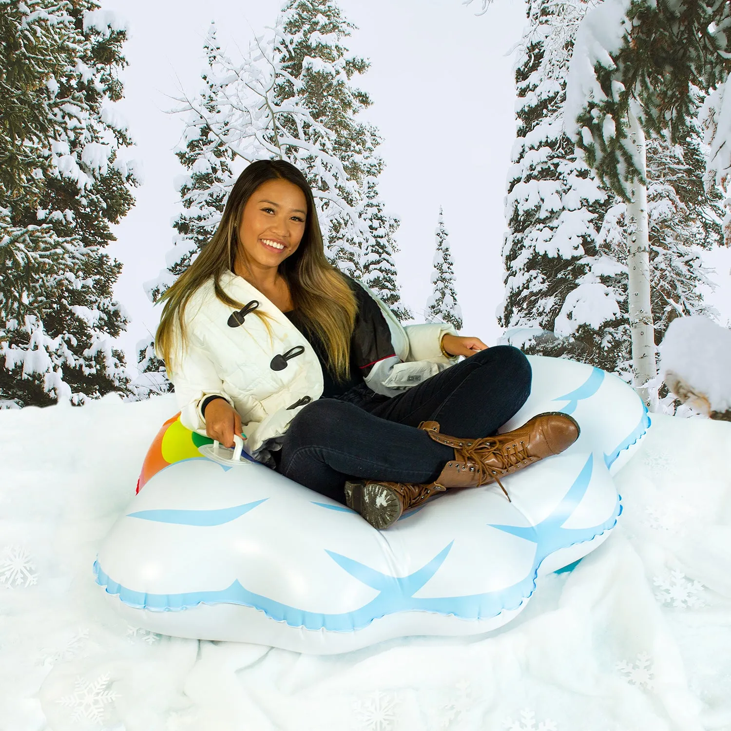 Rainbow Snow Tube