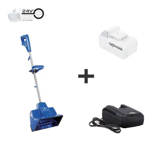 Snow Joe 24V-SS11-XR 24-Volt iON  Cordless Snow Shovel Kit | 11-Inch | W/ 5.0-Ah Battery and Charger