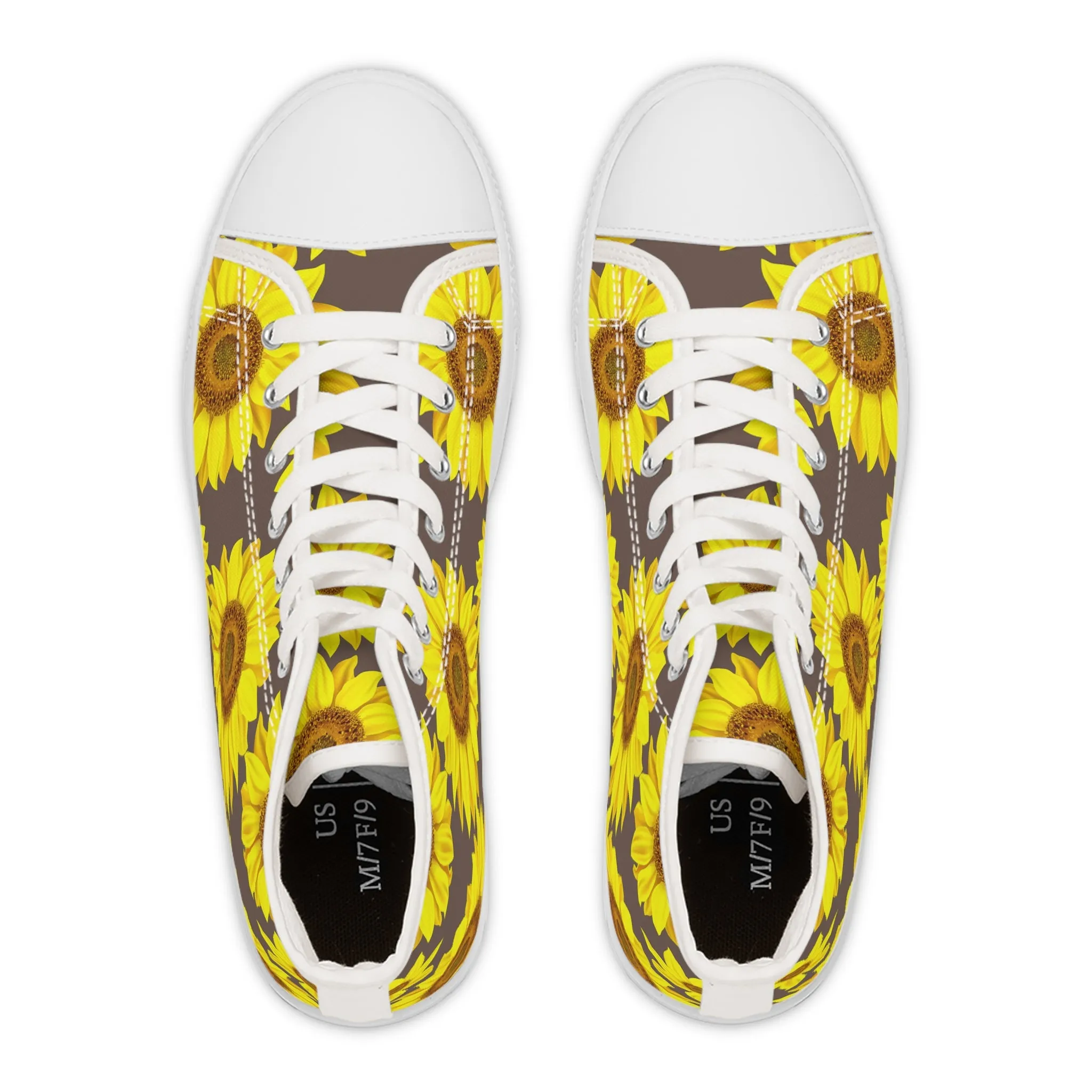 Sunflower Women's High Top Sneakers