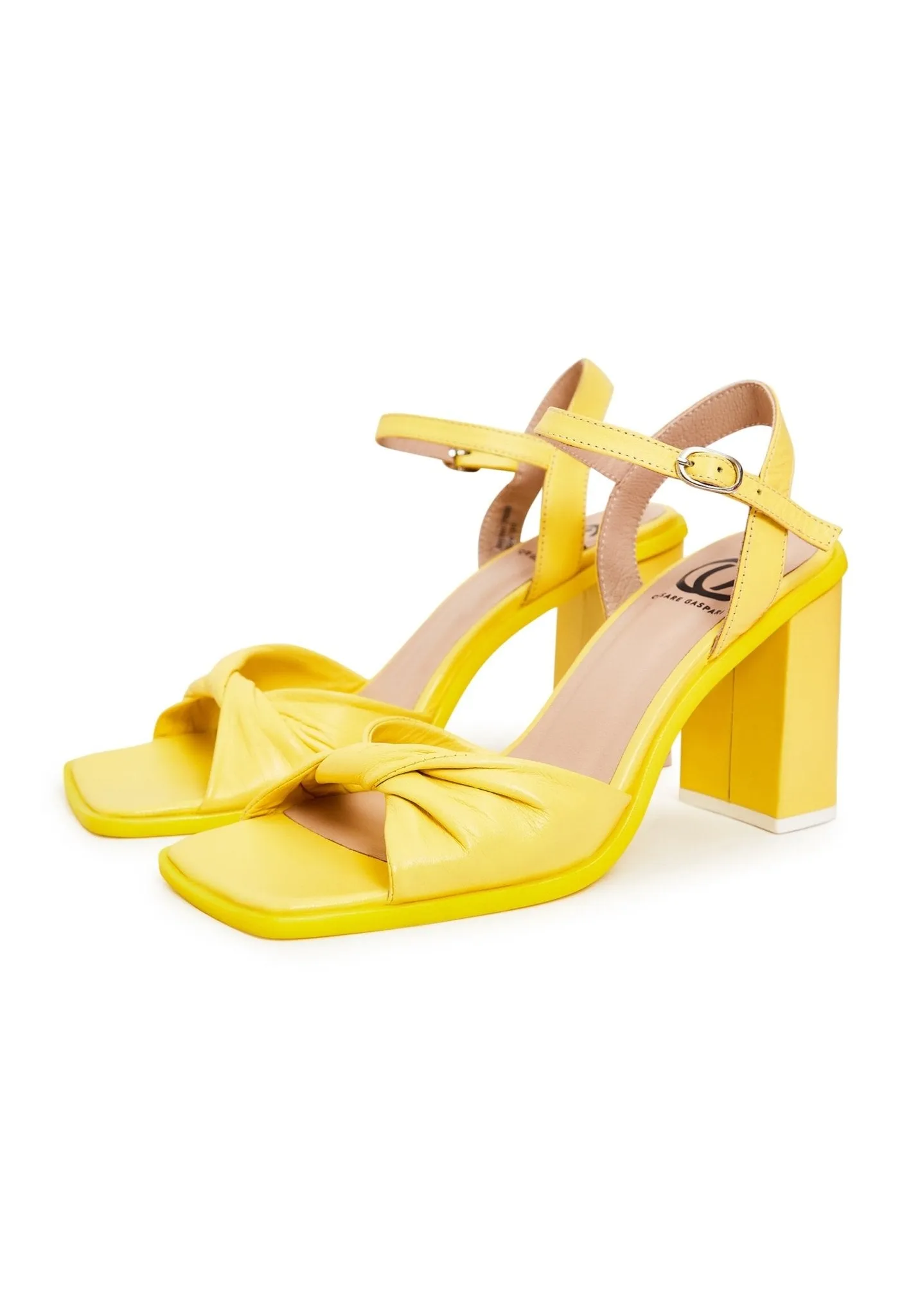 Timeless Block Heels - Yellow