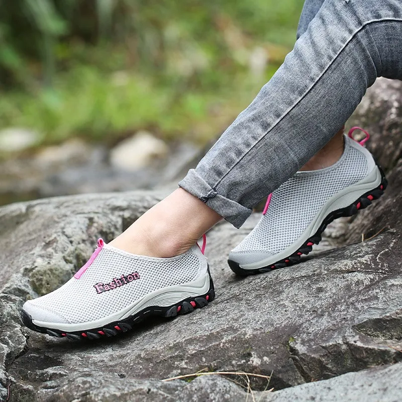 Women's simple fashion non-slip sporty hiking sneakers