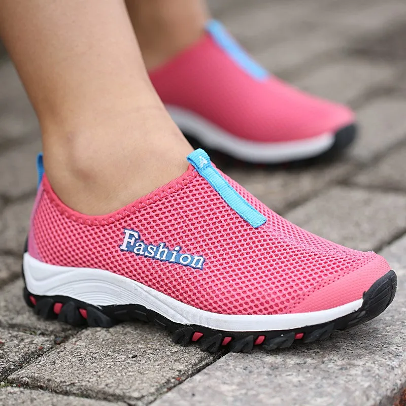 Women's simple fashion non-slip sporty hiking sneakers