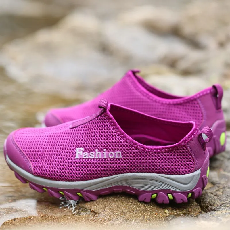 Women's simple fashion non-slip sporty hiking sneakers