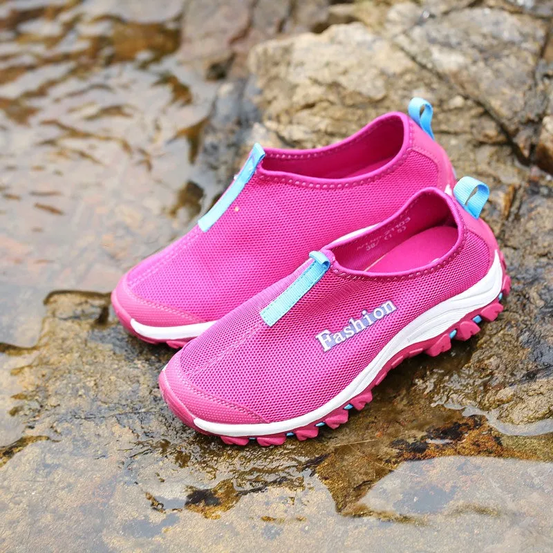 Women's simple fashion non-slip sporty hiking sneakers