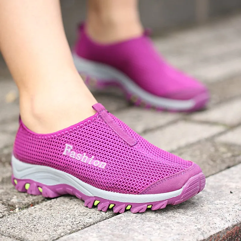 Women's simple fashion non-slip sporty hiking sneakers