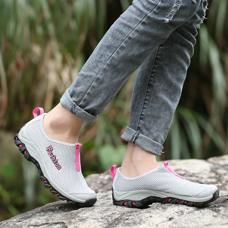 Women's simple fashion non-slip sporty hiking sneakers