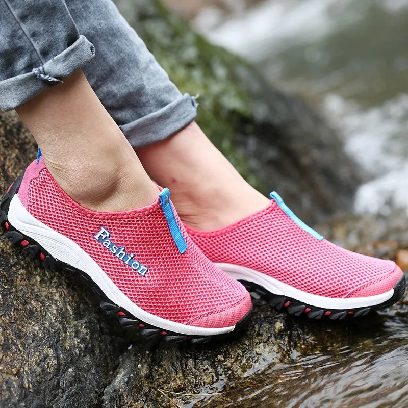 Women's simple fashion non-slip sporty hiking sneakers