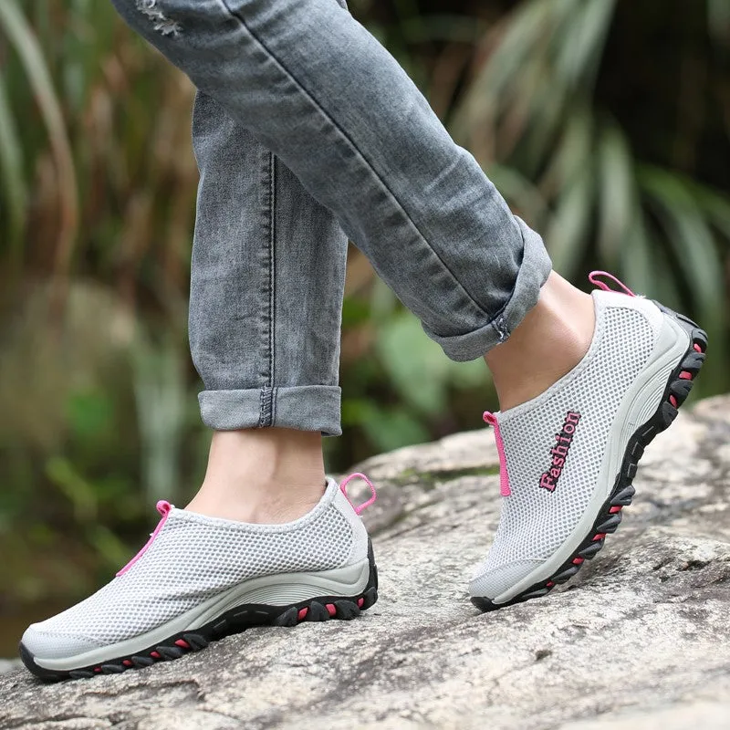 Women's simple fashion non-slip sporty hiking sneakers