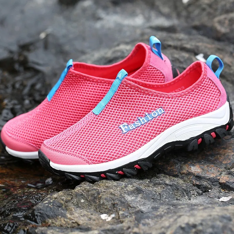 Women's simple fashion non-slip sporty hiking sneakers