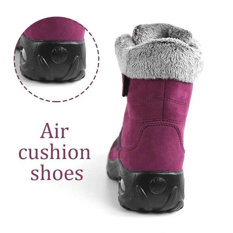 Women's thermal winter plush anti-skid suede boots CL